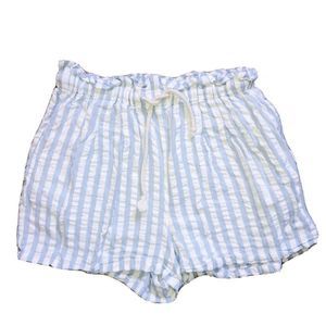 UO High Rise Seersucker Drawstring Shorts Small